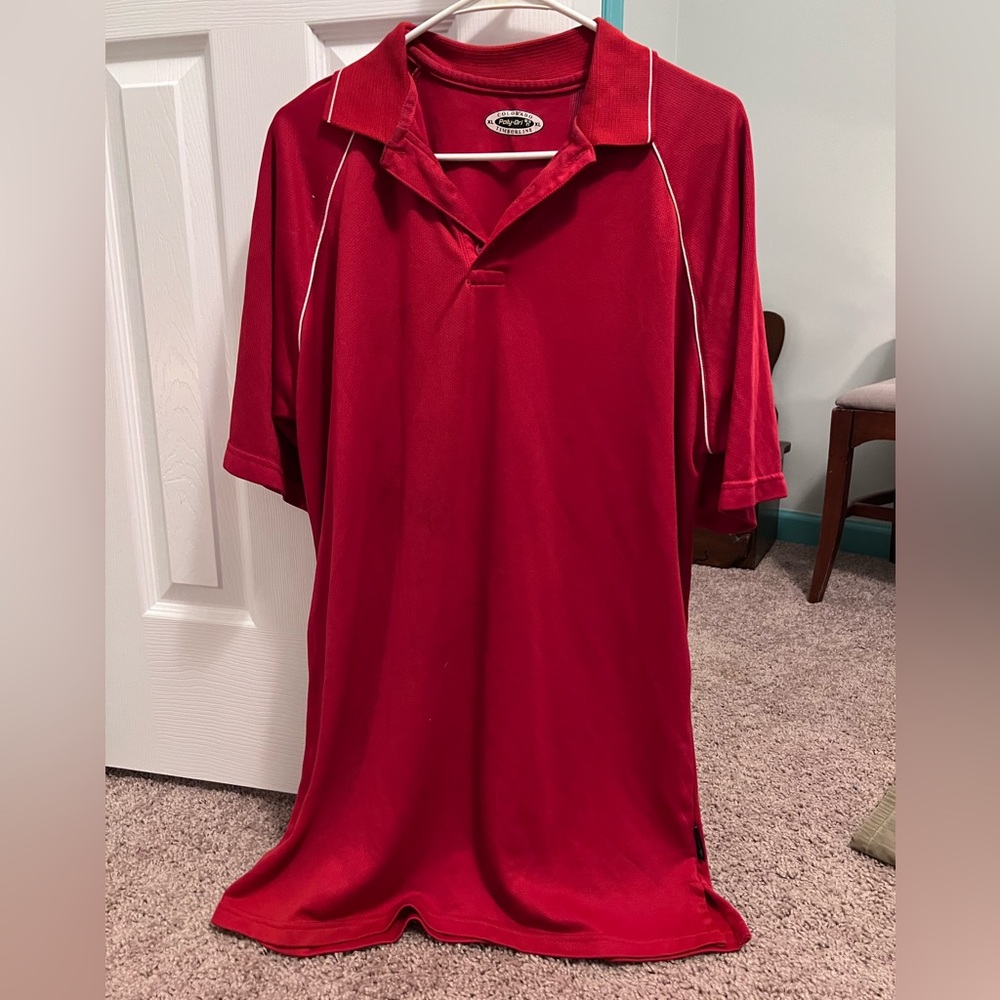 Men’s NWOT Colorado Timberline Poly-Dri Red Shirt